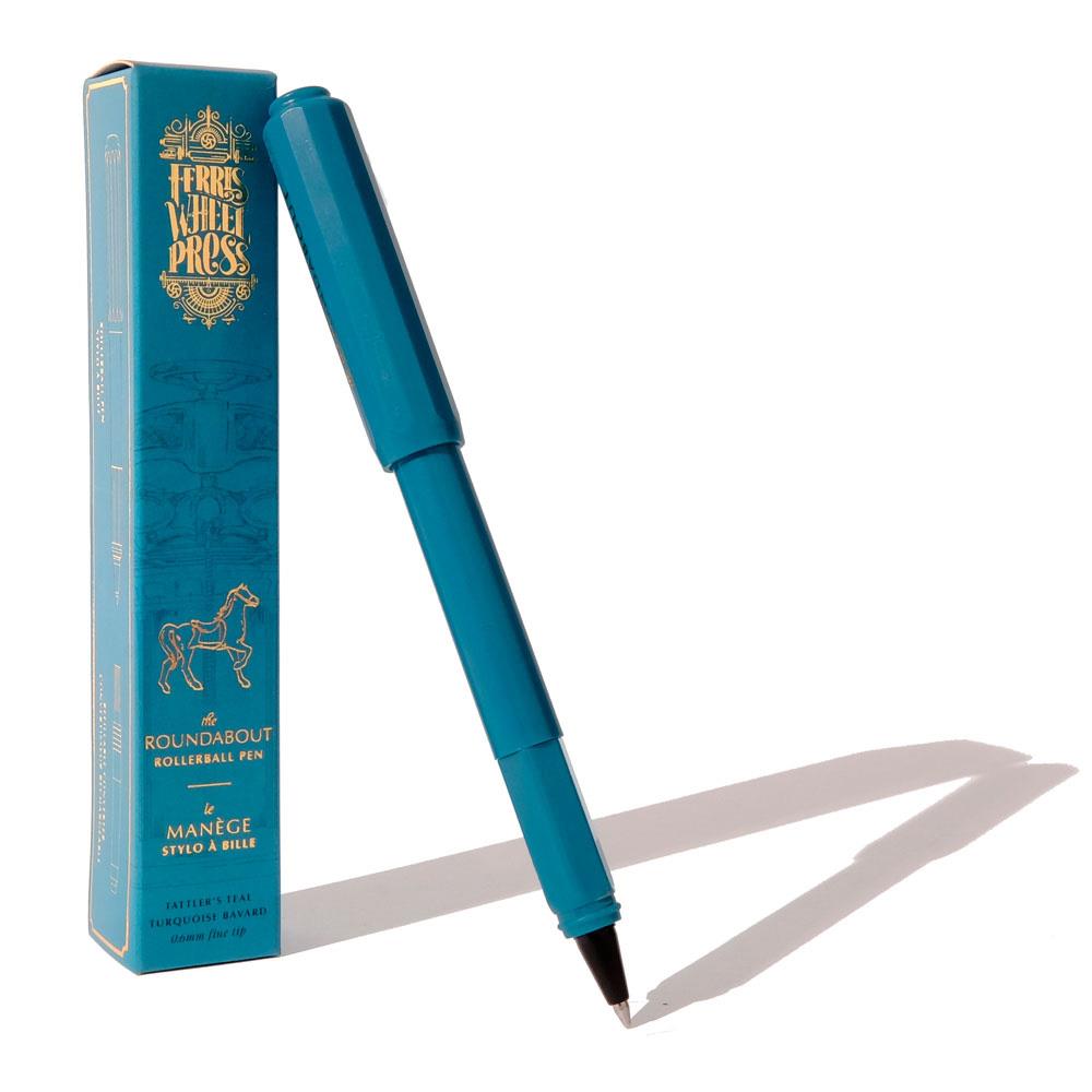 Ferris Wheel Press The Roundabout Rollerball Pen Fine - Tattlers Teal